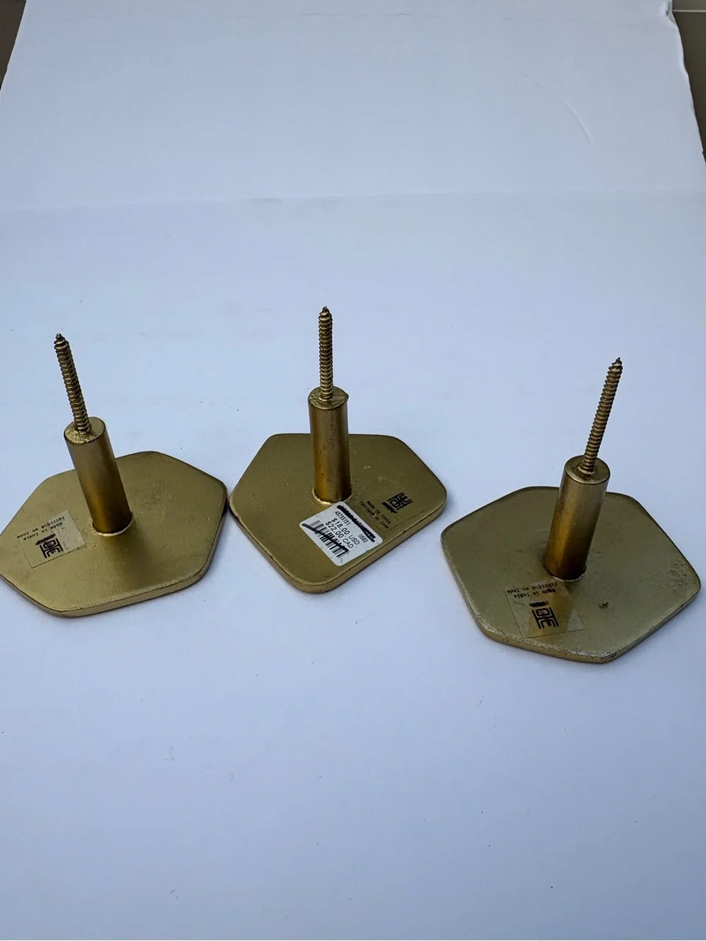 NWOT Urban Outfitters Geo Hook - Set Of 3